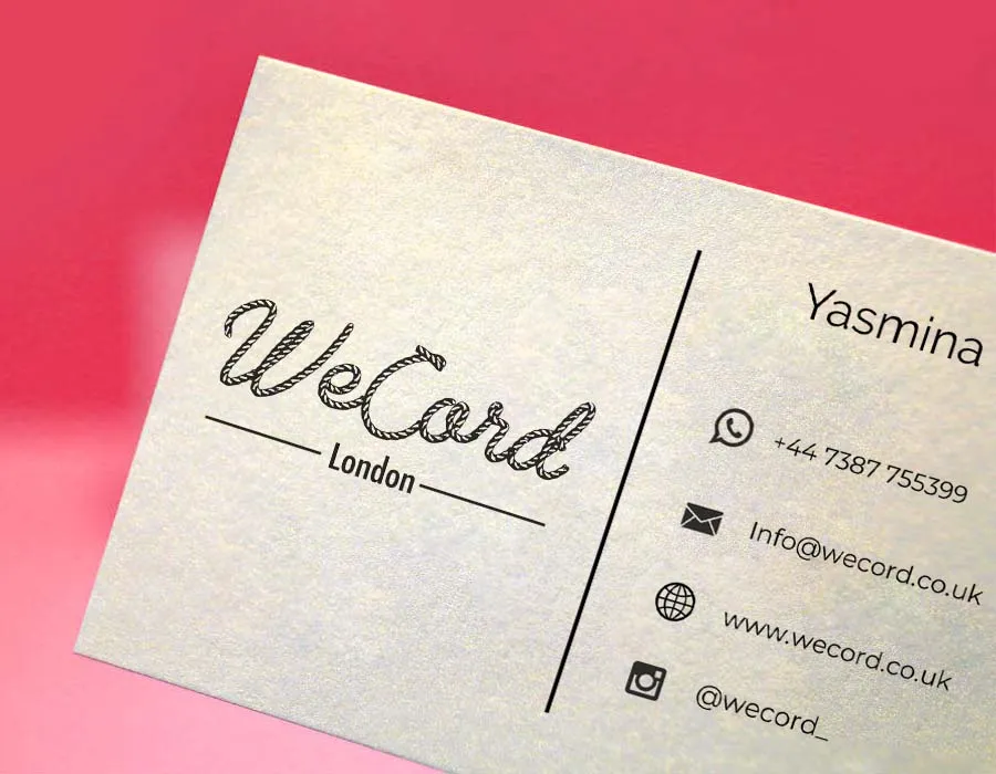Rose Gold Foil Cards — Black Lion Sign Dubai