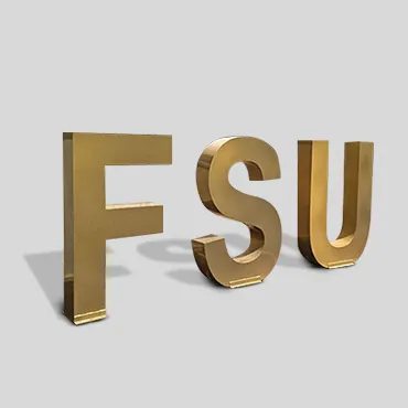 Metal 3D Letters Dubai