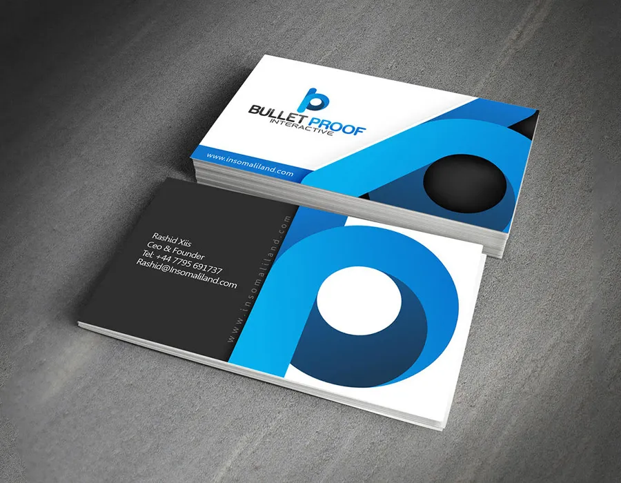 Metal Cards with Cut-Outs — Black Lion Sign Dubai