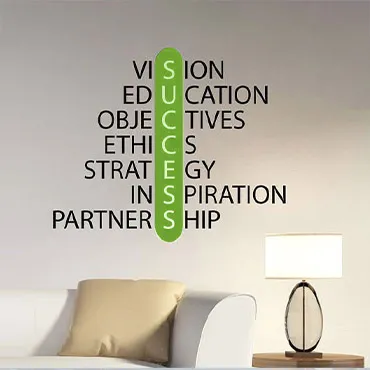 Wall Vinyl Lettering Dubai